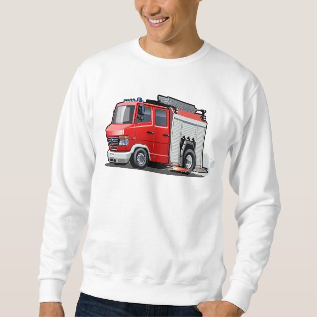 Sudadera camión de bomberos personalizados (Anverso)