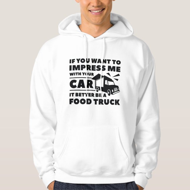 Sudadera Camión de comida impresionante (Anverso)