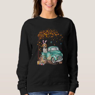 Sudadera Camión de conejo de perro beagle Hippie Hunt Egg T