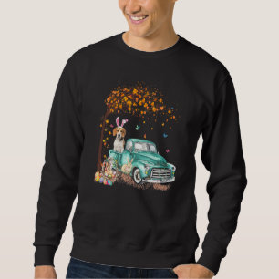 Sudadera Camión de conejo de perro beagle Hippie Hunt Egg T