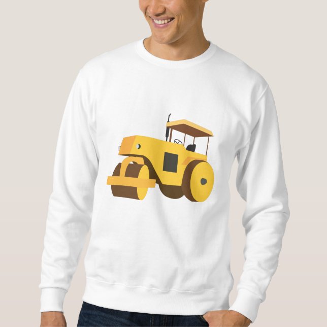 Sudadera Camión de construcción de compresores de rodadura  (Anverso)