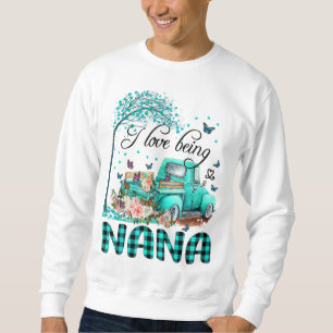 Sudadera Camión de flores me encanta ser Mola de arte de ma