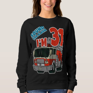 Sudadera Camión De Fuego 31 De Cumpleaños Camión De Fuego N