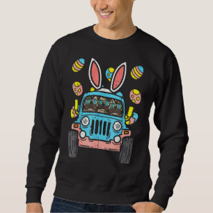 Sudadera Camión de mochila de mochila conejita orejas Huevo