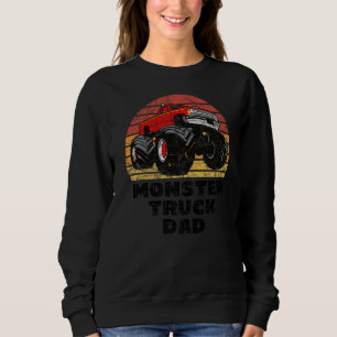 Sudadera Camión de Monstruo para papá para retro truco del 