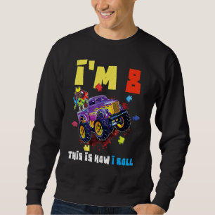 Sudadera Camión de Monstruo Sucio de 8 años de edad niños r