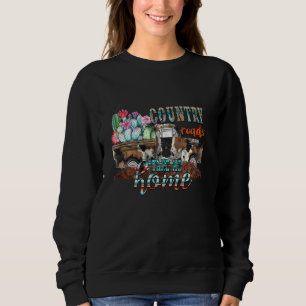 Sudadera Camión de recolección de granjas Caminos de campo 