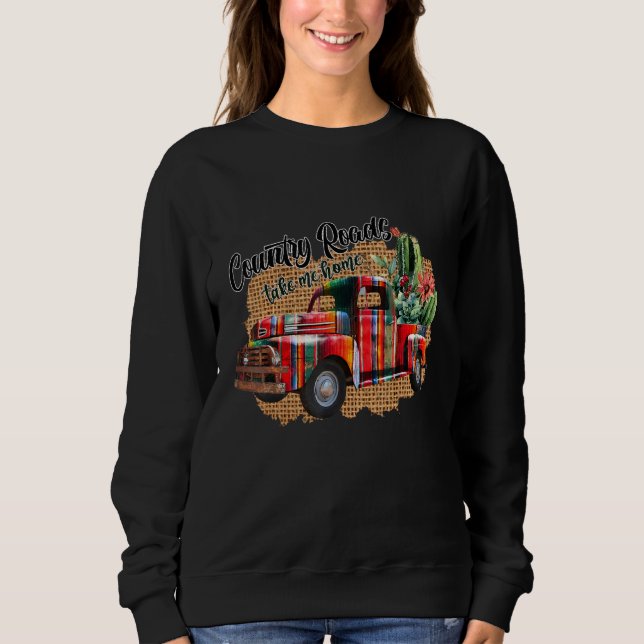 Sudadera Camión de recolección de la granja de cactus de se (Anverso)