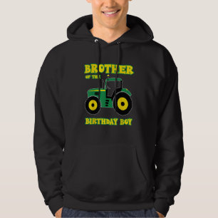 Sudadera Camión De Tractor Hermano Del Niño De Cumpleaños F