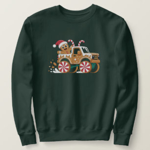 Sudadera Camión Monstruo de Hombre de Jengibre