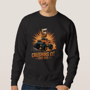 Sudadera Camión Monstruo de las Grandes Ruedas 5 Bash de cu
