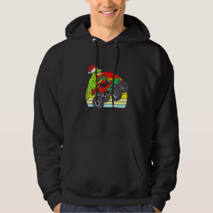 Sudadera Camión Monstruo de Santa Dino Rex Navidad Niño de