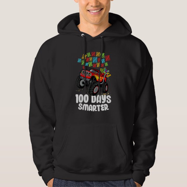 Sudadera Camión Monstruo del Día 100 de la Escuela 100 Más  (Anverso)