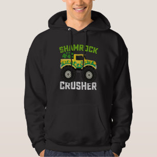 Sudadera Camión Monstruo Triturador de Tréboles Día de San 