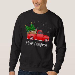 Sudadera Camión Rojo Cockapoo Árbol de Navidad Perro de Nav