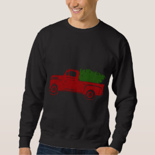 Sudadera Camión Rojo de Árbol de Navidad Gracioso regalo fa