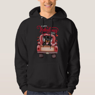 Sudadera Camión Rojo Feliz Día de San Valentín Oído del per