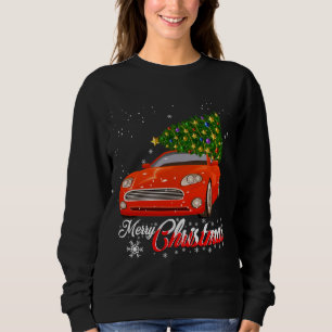 Sudadera Camión Rojo Merry Christmas Tree Vintage Red Picku