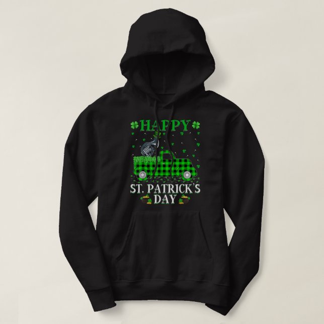 Sudadera Camión verde de búfalo divertida (Diseño del anverso)