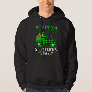 Sudadera Camión verde de búfalo divertido Chameleon St Patr
