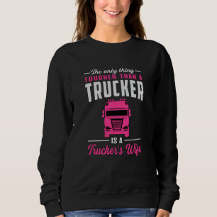 Sudadera Camionera esposa ama a camioneros camioneros mujer