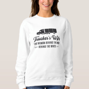 Sudadera Camioneras esposa de camionera camionera, la mujer