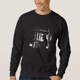 Sudadera camionero americano Big Rigs Diesel Truck Driver 1