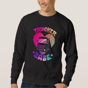 Sudadera Camionero Babe Camión Conductor 18 Camión de remol
