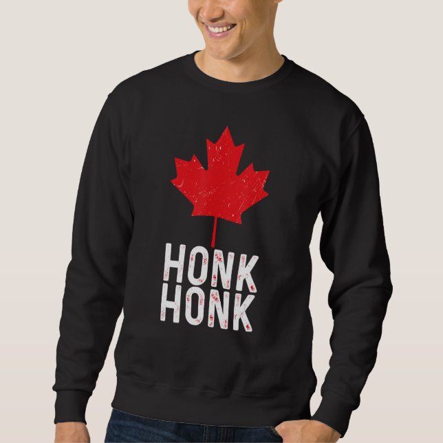Sudadera Camionero canadiense Maple Leaf Convoy por la Libe (Anverso)