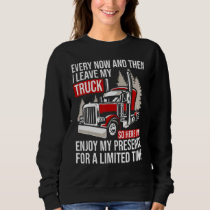Sudadera Camionero De Rig Grande De Vez En Cuando Y Luego D