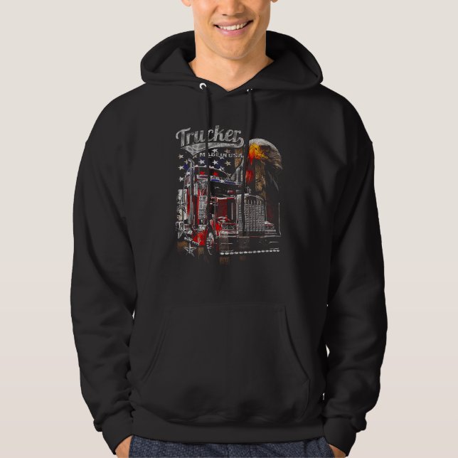Sudadera Camionero: Línea de vida de América (Anverso)