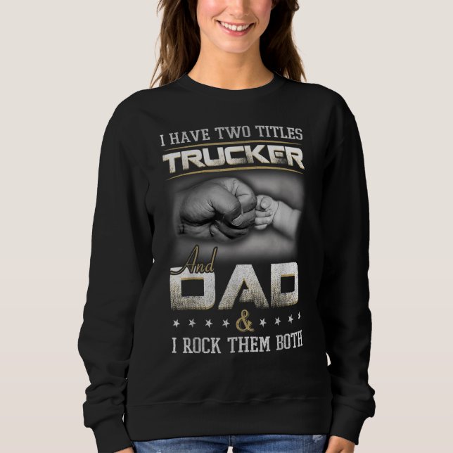 Sudadera Camionero Papá Cita Camión (Anverso)