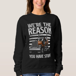 Sudadera Camionero Para Hombres Mujeres Semi Conductor De C