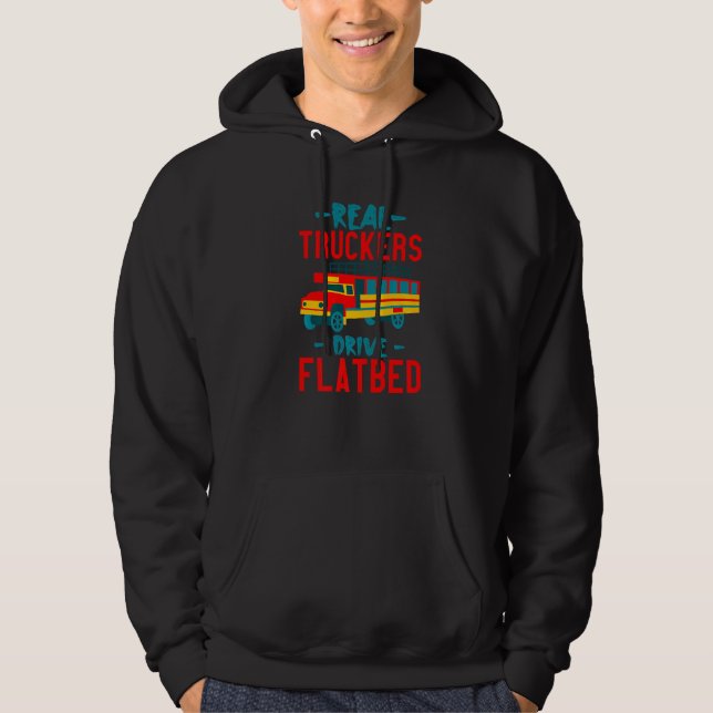 Sudadera Camionero Real Maneja Flated (Anverso)