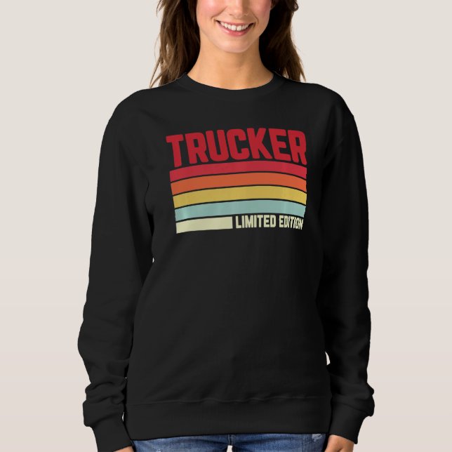 Sudadera Camionero Retro Truck Driver 2022 (Anverso)