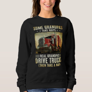Sudadera Camionero, unos abuelitos toman Naps Real Grandpas