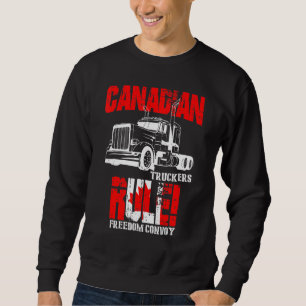 Sudadera Camioneros canadienses gobiernan el Convoy de Libe