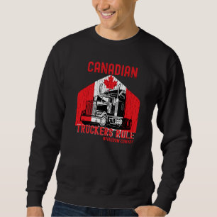 Sudadera Camioneros canadienses gobiernan el convoy por la 