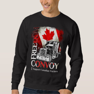 Sudadera Camioneros canadienses Suppo del Convoy de Liberta