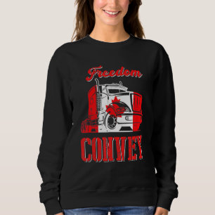 Sudadera Camioneros canadienses Suppo del Convoy de Liberta