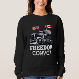 Sudadera Camioneros canadienses Suppo del Convoy de Liberta