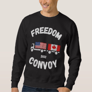 Sudadera Camioneros canadienses Suppo del Convoy de Liberta