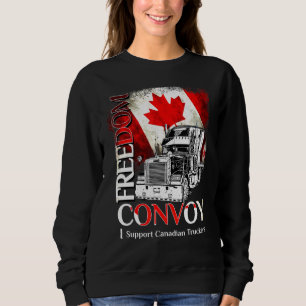 Sudadera Camioneros canadienses Suppo del Convoy de Liberta
