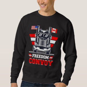 Sudadera Camioneros canadienses Suppo del Convoy de Liberta
