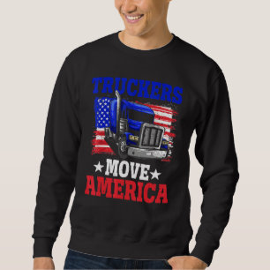 Sudadera Camioneros mueven el orgullo de Estados Unidos Ban
