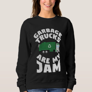 Sudadera Camiones de basura para niños son mi camión de bas