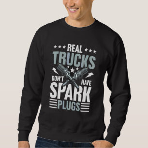 Sudadera Camiones de verdad no tienen enchufes para chispas