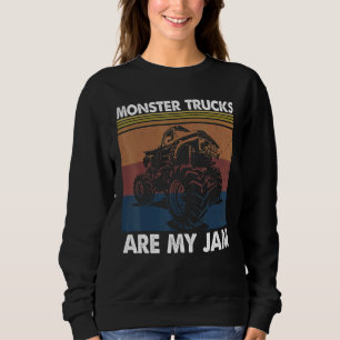 Sudadera Camiones Monster Son Mi Coche De Camiones De Carre