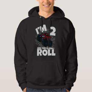 Sudadera Camiones Monstruos De Hermanos Familiares Cumpleañ