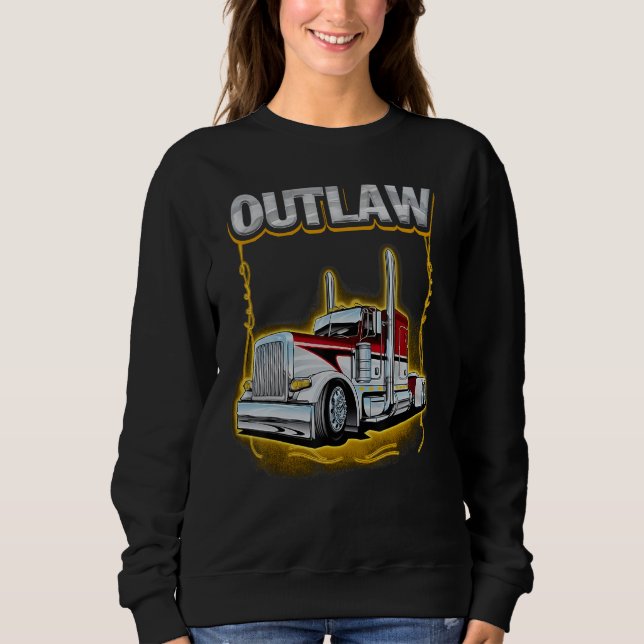 Sudadera Camiones peterbilt al aire libre (Anverso)